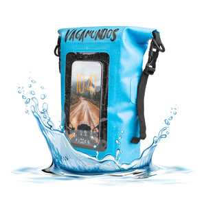 Voděodolný vak FIXED Float Bag s kapsou pro mobilní telefon 3L Vandrácký Speciál, modrý