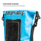 Voděodolný vak FIXED Float Bag s kapsou pro mobilní telefon 3L Vandrácký Speciál, modrý
