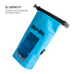 Voděodolný vak FIXED Float Bag s kapsou pro mobilní telefon 3L Vandrácký Speciál, modrý