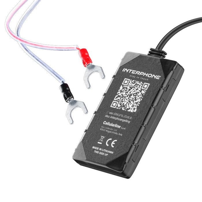 Jednotka GPS lokátoru Interphone Angel Link s napájecím kabelem