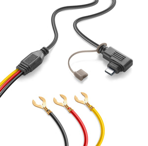 Napájací kábel pre Interphone Ridesync 5,5“, USB-C/batéria