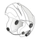 Bluetooth headset pre uzavreté a otvorené prilby Interphone U-COM3, Twin Pack
