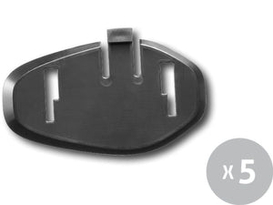 Súprava 5 ks náhradných nalepovacích základní pre interkomy Interphone Avant, Tour, Sport, Link a Urban