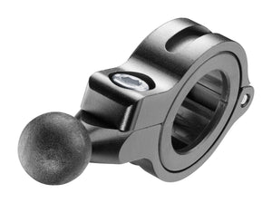 Hliníkový úchyt na riadidlá alebo zrkadlo pre púzdra Interphone s 17 mm kĺbom