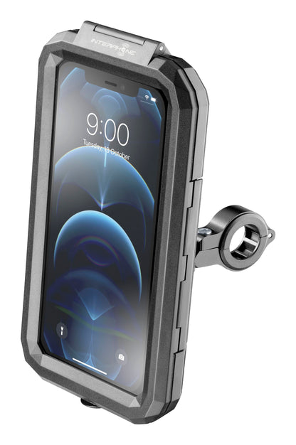 Univerzálne vodeodolné púzdro na mobilné telefóny Interphone Armor Pro, úchyt na riadidlá, max. 6,5", čierne